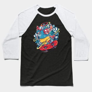 skateboard devil Baseball T-Shirt